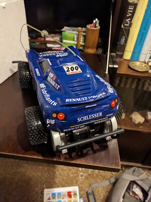 Voiture RC Nikko Renault Shlesser Jumping – Échelle 1:50, Bleue, Avec Piles