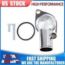 Aluminum Water Neck 21 Degthermostat Housing Outlet For Chevy Chrome Small Block