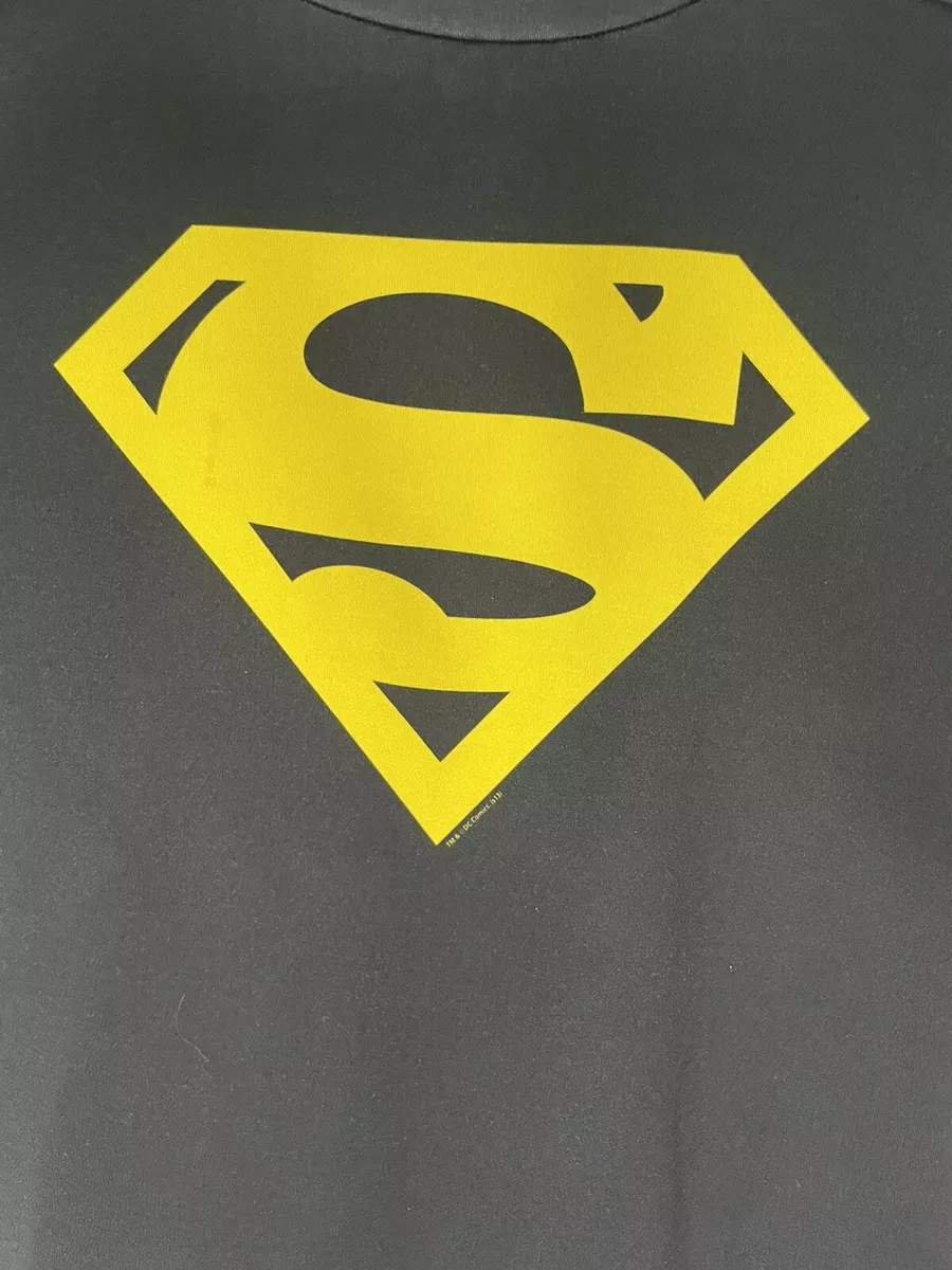 Yellow superman store t shirt
