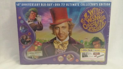 Willy Wonka & the Chocolate Factory Three-Disc 40th Anniversary Collectors Combo