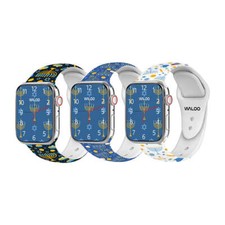 Waloo Hanukkah/Holiday Fun Silicone Sport Band For All Apple Watch Series