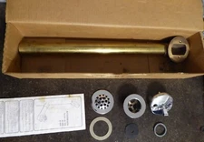 GERBER Beautiful Bath Drain Roman Trip Lever fit most tubs to 24" 18 gauge brass