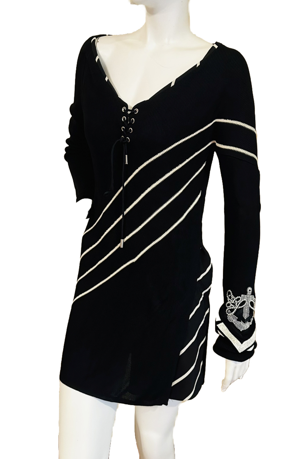 RARE GIANFRANCO FERRE Optical Patterned Embroider… - image 23