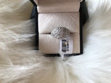 New Diamond Cluster Ring 1.000 Ct Size O