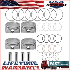 Engine Piston & Rings Kit For 2011 2012 2013 Hyundai Sonata Kia Sorento Optima