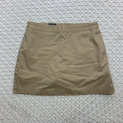 Adidas Golf Skirt Skort Womens Size 10 Waist 32 Beige Cotton