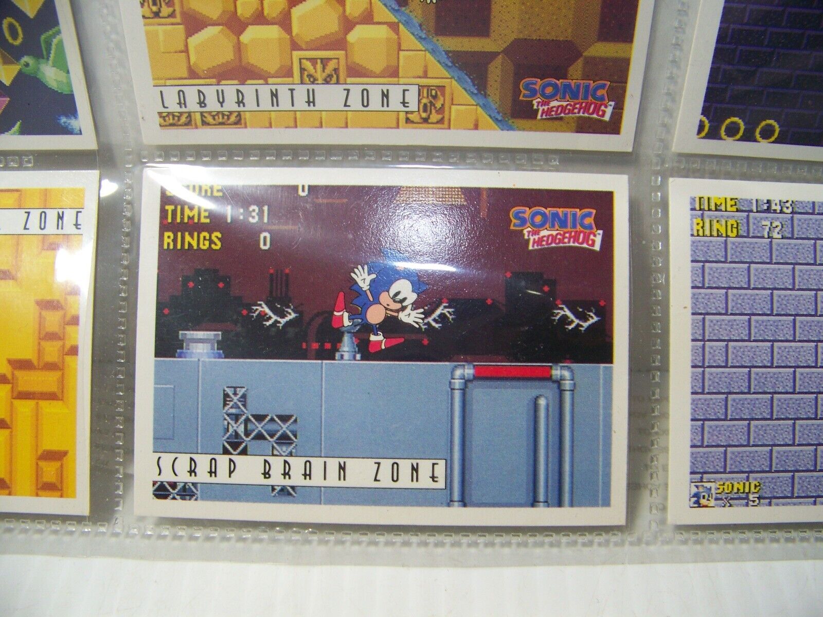 1993 Topps Sonic the Hedgehog Green Hill Zone #2 00hi