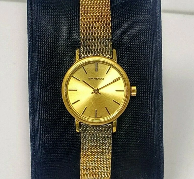 Vintage Henri Sandoz ETA 2512 1 Ref. 348 D 13 Manual Winding Ladies Wrist Watch