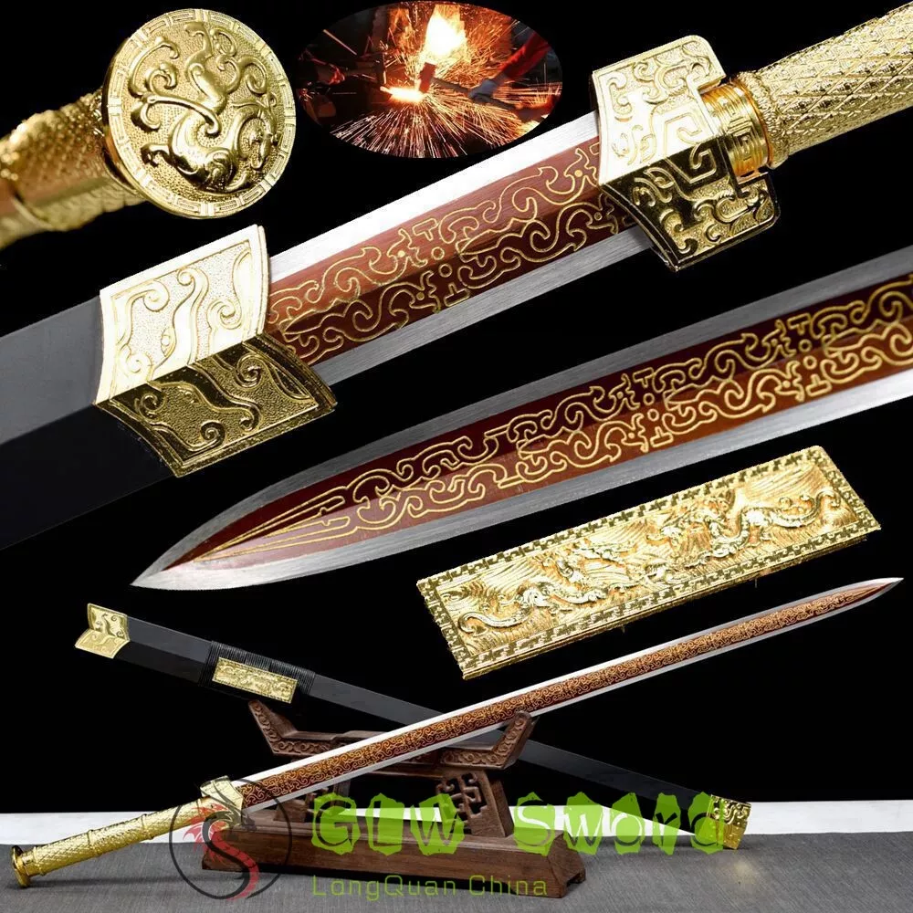 Eight Dragon Sword,High manganese steel – Chinese Sword store