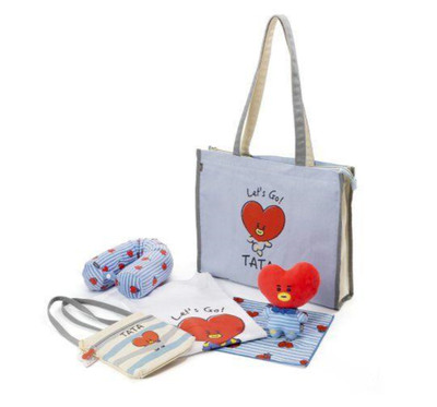 BTS BT21 2022 Summer Happy Bag Tata  Line Friends Japan Limited 16.3×13.8×3.9in