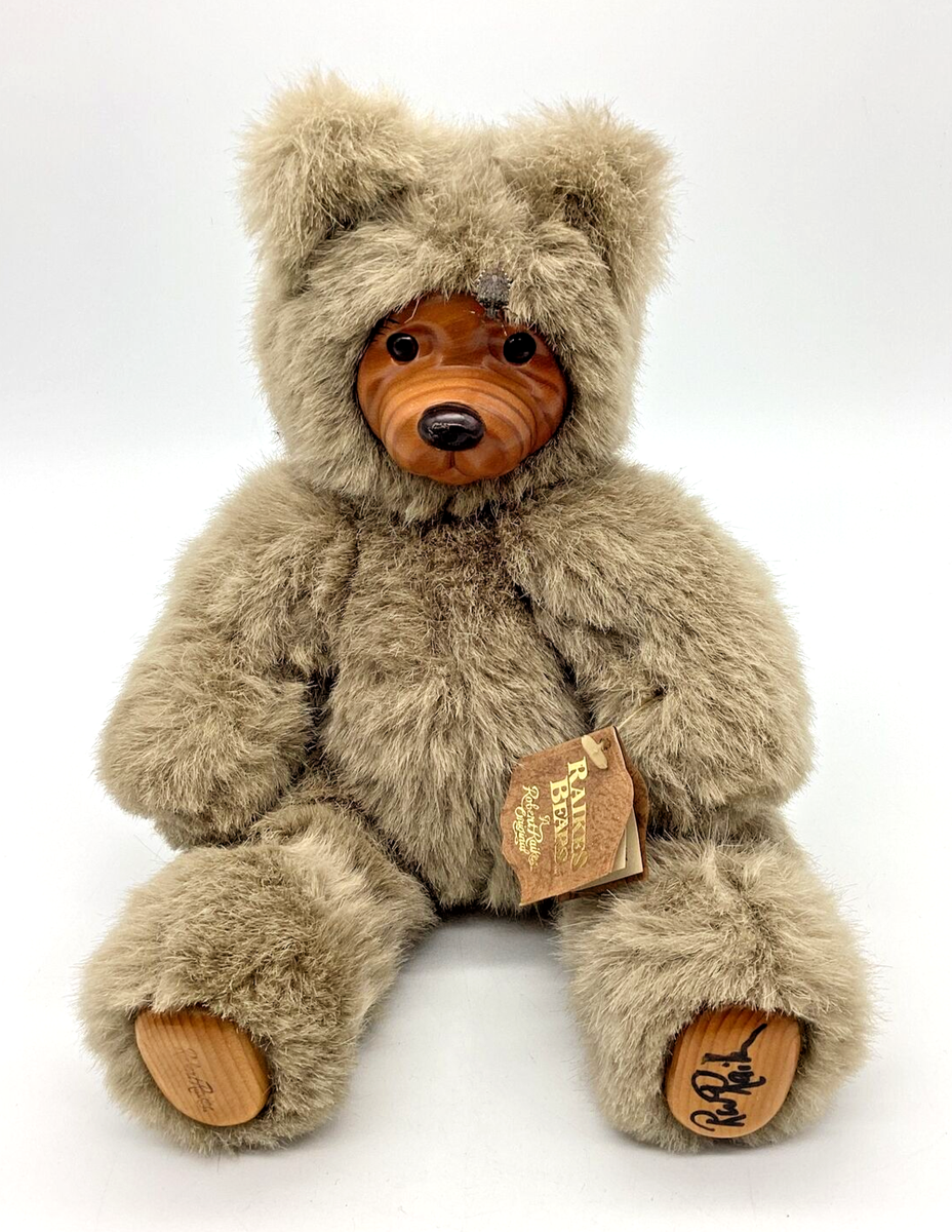 ロバートレイクスベア Raikes Bears Hand Signed 1989 Cookie 660330 12” Jointed Bear