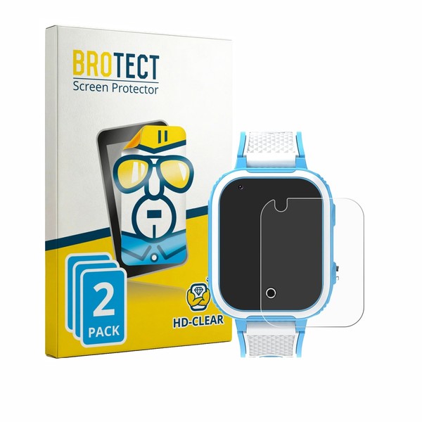 "2X Display Schutz Folie FüR Olivfant Kids Smartwatch 1.44\" ZubehöR"-image