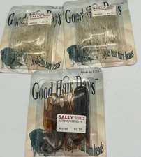 Vintage 90s Good Hair Days Magic Grip Hairpins Clear & Tortoiseshell 3pks