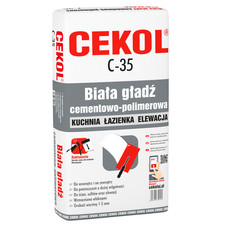 CEKOL C-35 WHITE filler for kitchen, bathroom, external wall - bag 20kg