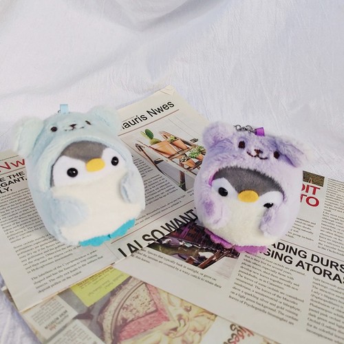 Plush Keychain Cute Penguin Doll Bag Pendants Keychains Toys Creative Key Ch-yg - Picture 3 of 15