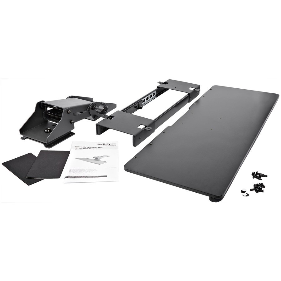 StarTech.com KBTRAYADJ Adjustable Under-Desk Keyboard Tray 26.4in W