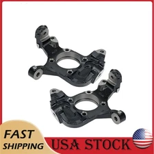 2pcs Front Steering Knuckle for 01-10 Chevy Silverado 2500HD & GMC Sierra 2500HD