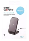 Dealworthy Wireless Charging Stand 10W Qi Compatible Smartphone Charger New NIB