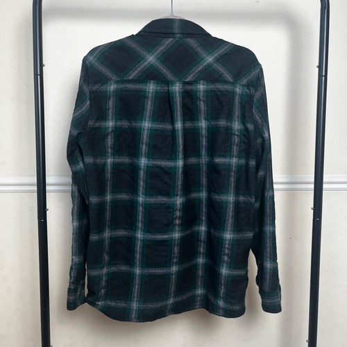 Icebreaker Merino Wool Plaid Shirt Sz M Button Up Green - Picture 10 of 12