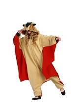 Funsies Kigurumi Skippy Flying Squirrel Fleece Jumpsuit Costume Adult One Size