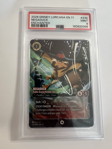 Negaduck - Public Enemy Number One graded PSA 9 for sale on eBay