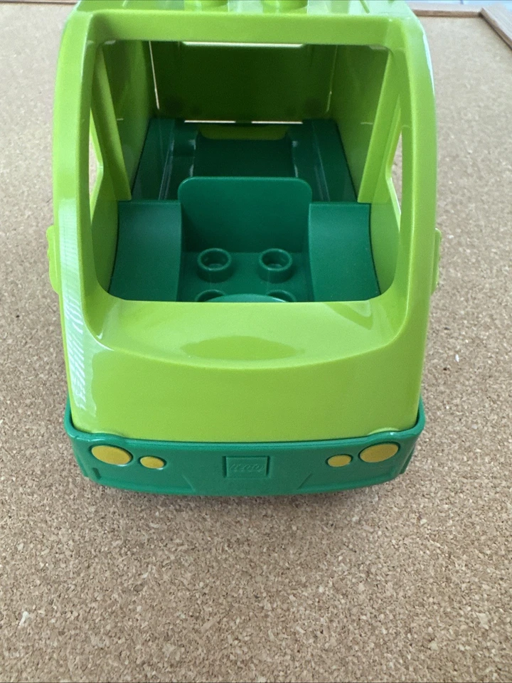 Lego Duplo CAMIÓN FURGONETA PRODUCTOS VEGETALES VERDES Entrega de comestibles Completo Foto 4 de 4