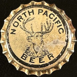 NORTH PACIFIC PRE PROHIBITION SOLID CORK BEER BOTTLE CAP ASTORIA OREGON PRE PRO