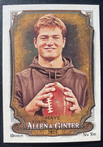 2024 Topps Allen & Ginter DRAKE MAYE RC #272  NEW ENGLAND PATRIOTS