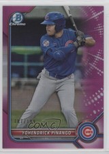 2022 Bowman Chrome Prospects Fuchsia Refractor 187/199 Yohendrick Pinango 0m4r