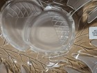 GORHAM CRYSTAL Fall Traditions HARVEST BOUNTY Chip and Dip Crystal Plate NEW — photo 6