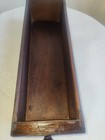 antique dark wood Sewing drawer Storage Box Display with a round Wood knob — photo 7