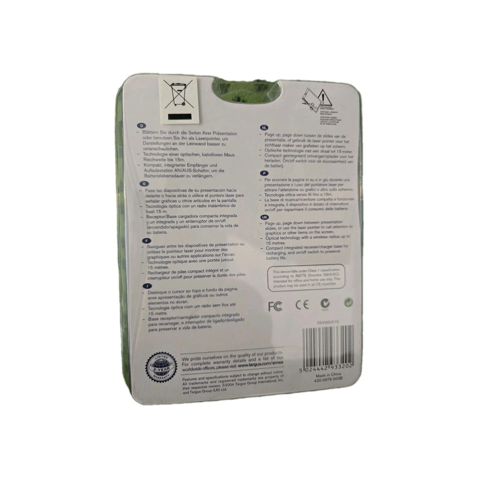 Targus wireless mini optical mouse with presenter.PAWM001E.Sealed. - Image 3 of 4