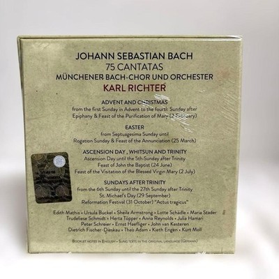 クラシック Bach 75Cantatas Karl Richter BlurayAudio J.S. Bach Cantatas Karl Richter 26CD | eBay
