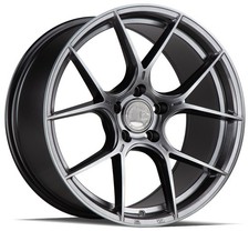 Aodhan AH11 18x8.5 5x112 35 Hyper Black Wheels(4) 73.1 18" inch Rims