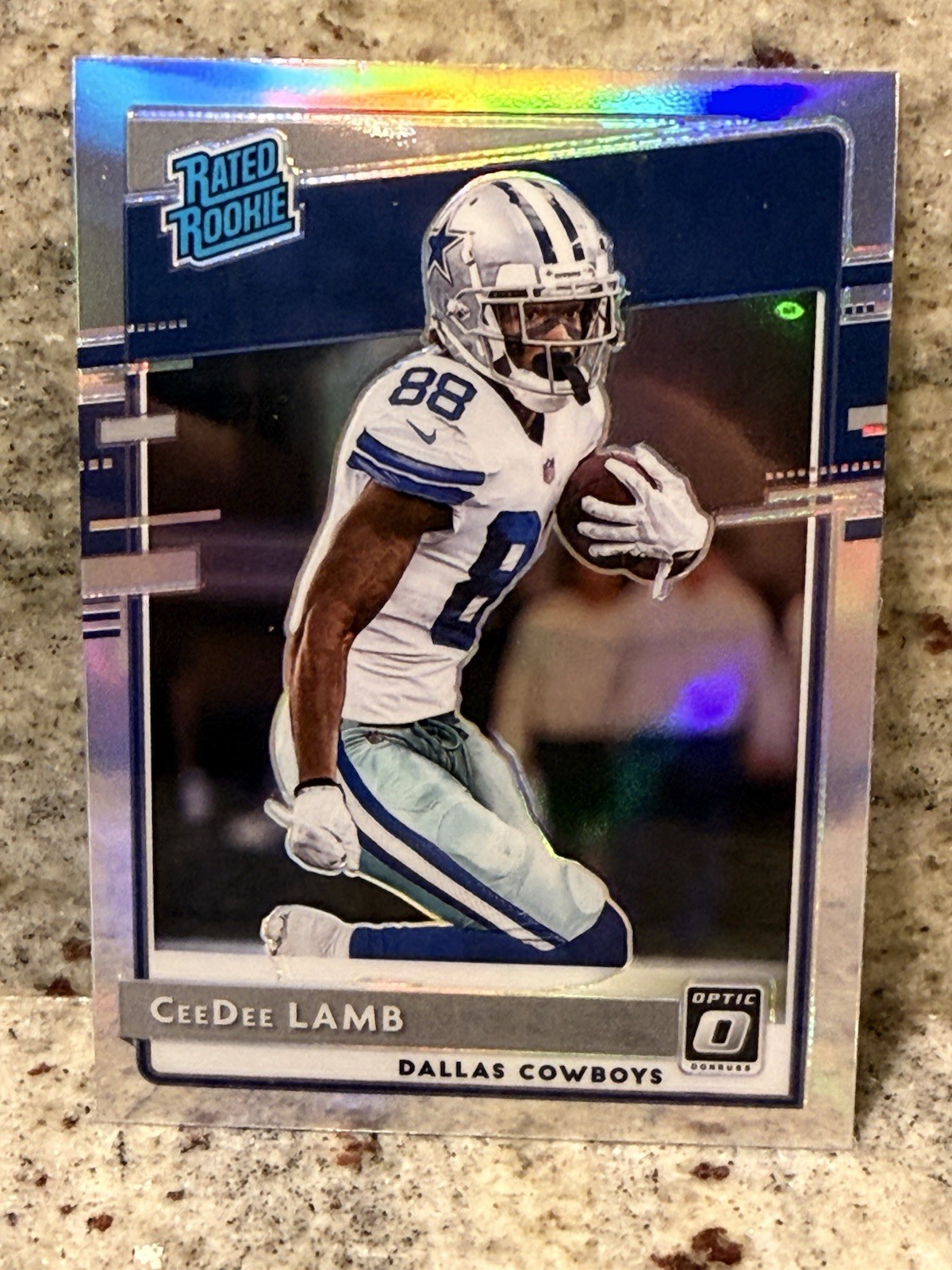 Panini 2020 Donruss Optic Holo Prizm Rated Rookie CeeDee Lamb #156 Football