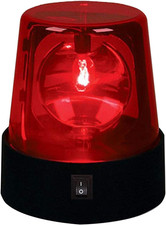3Inch Rotating Red Flashing Beacon Party Lamp DJ Strobe Light Disco Ball Light,