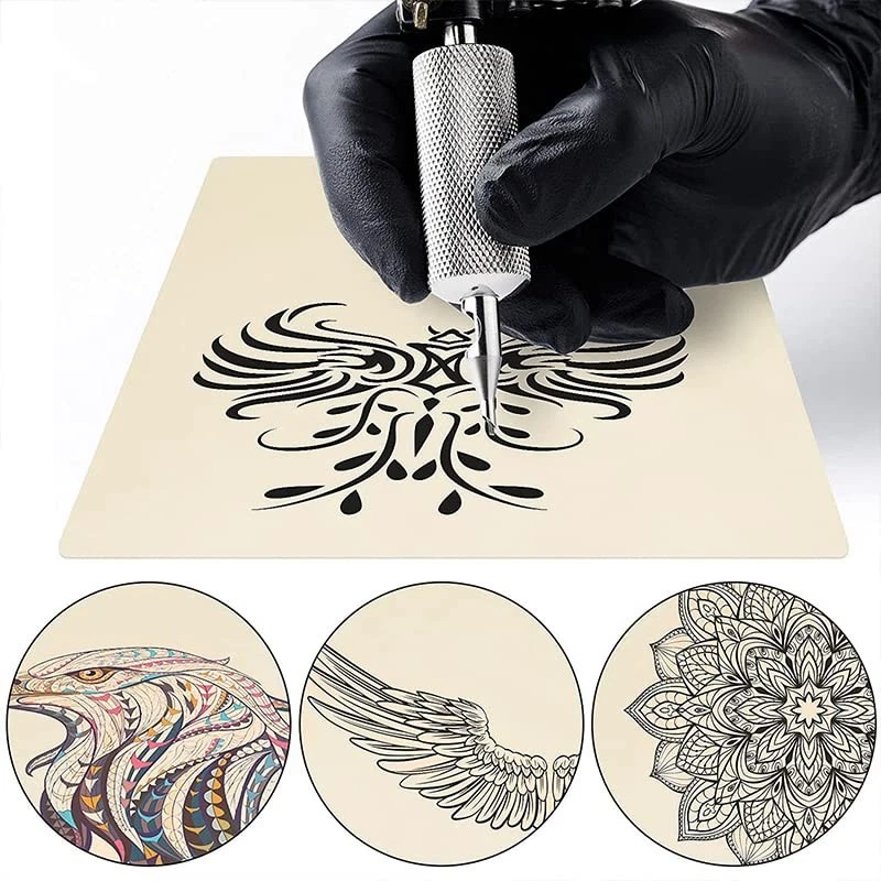 High-Quality 8'' x 6'' Tattoo Practice Skin - 15 Pieces for Realistic Training - product detail image 4