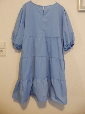 Zanzea Stufenkleid 4XL (48/50, himmelblau