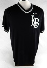 2020 Long Beach State Dirtbags #8 Game Used Black Jersey Baseball XL 670