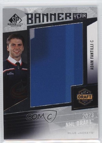 2023-24 SP Game Used Banner Year Relic NHL Draft Adam Fantilli Rookie RC