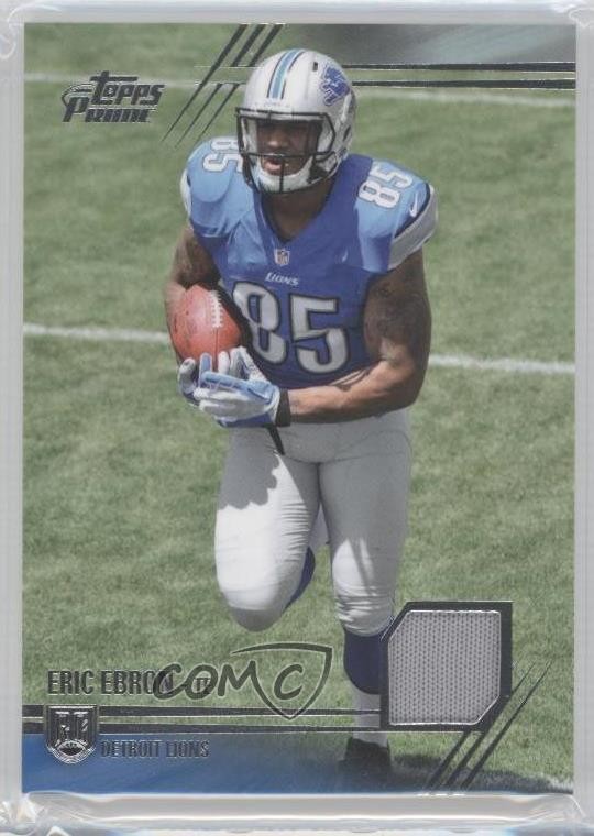 2014 Topps Prime Patch Eric Ebron #PP-EE Rookie Patch RC 0f8