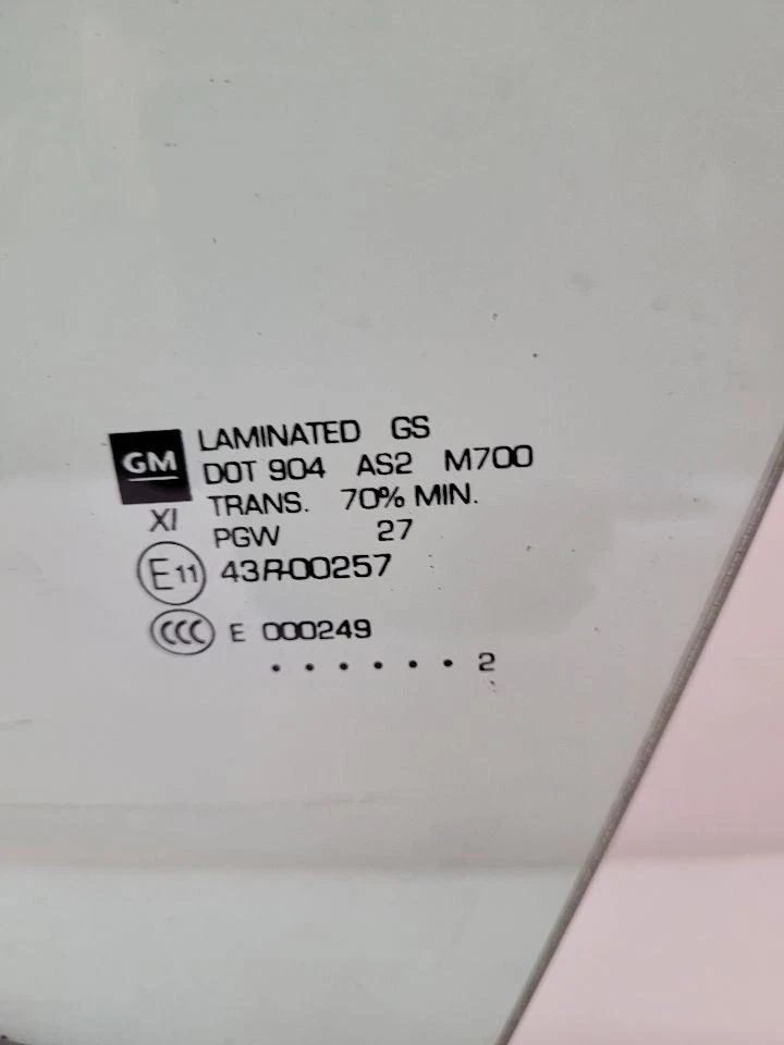 2013 - 2014 CHEVROLET MALIBU Driver Left Front Door Glass Laminated Glass Foto 2 de 4