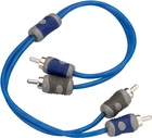 KICKER KI203 2-CHANNEL K-SERIES INTERCONNECT RCA SIGNAL AMPLIFIER CABLE 0.98FT