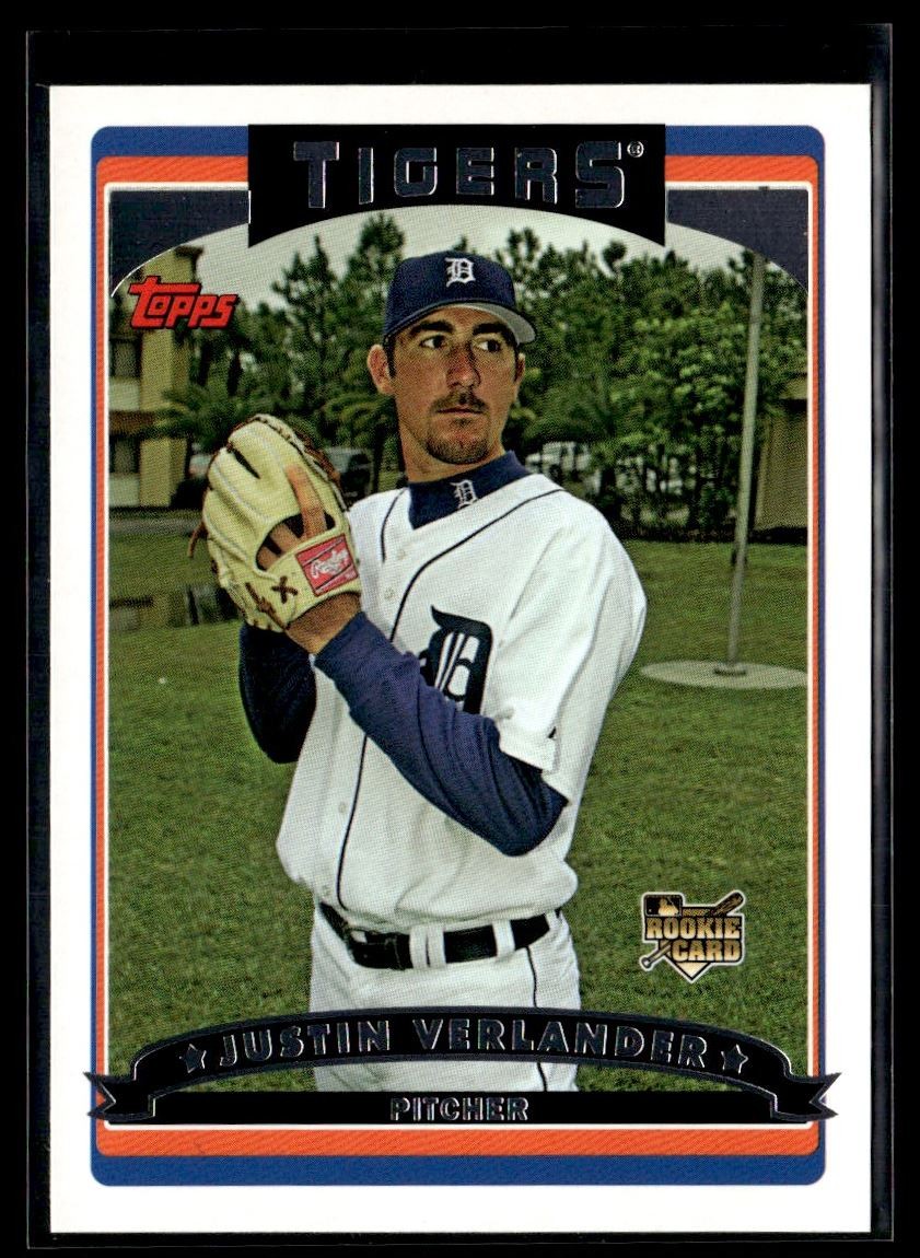 2006 Topps Justin Verlander RC Detroit Tigers #641
