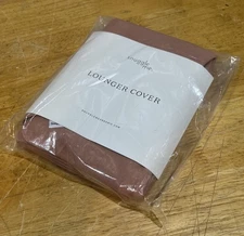 Snuggle me Organic Infant Lounger Cover Gym Drop PINK Cotton - Cover Only