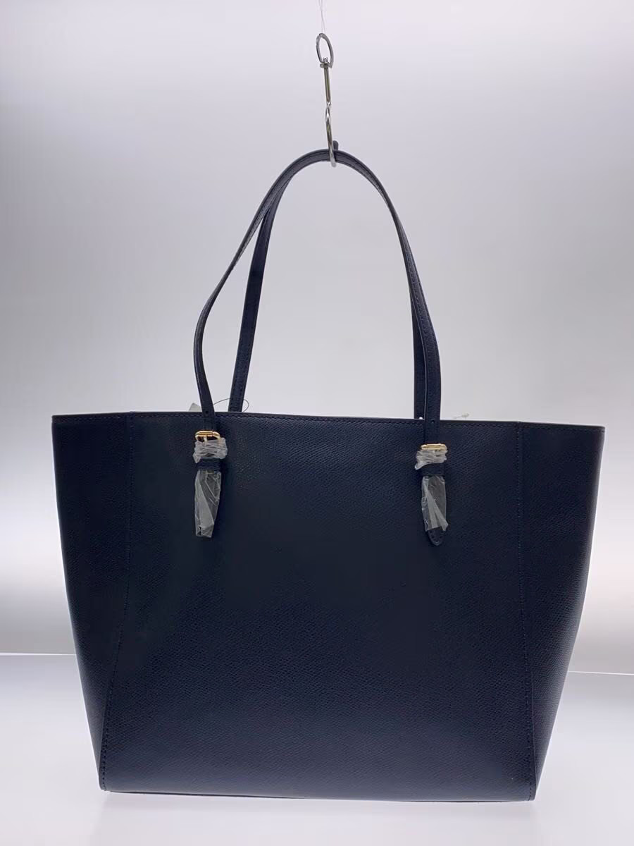 COACH Tote Bag PVC NVY Solid 37142 thumbnail 3