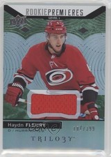 2017-18 Trilogy Rookie Premieres Level 1 Green Foil Jersey /399 Haydn Fleury 0c6