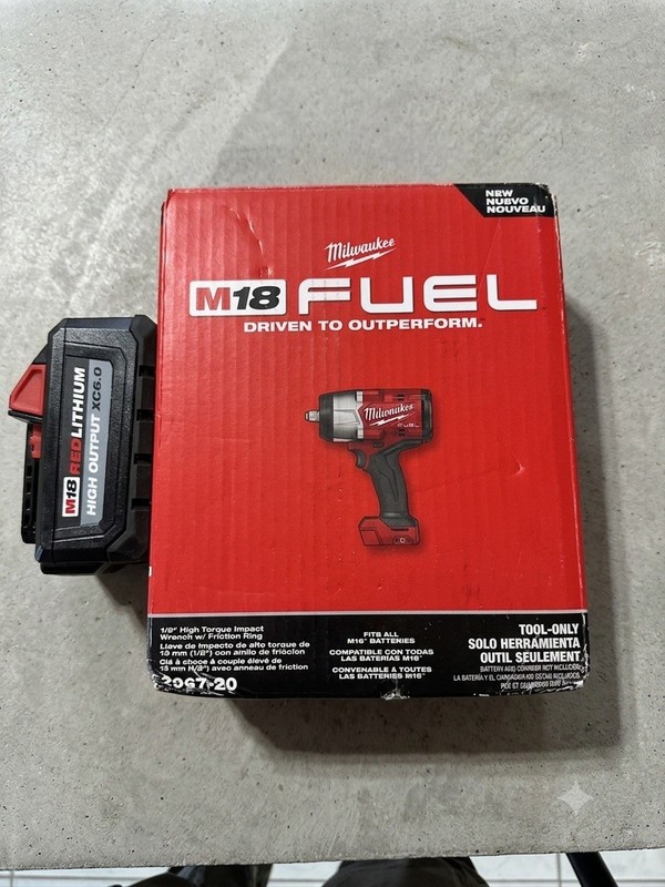 Milwaukee M18 FUEL 2967-20 1/2in High Torque Impact, Friction Ring, Open Box