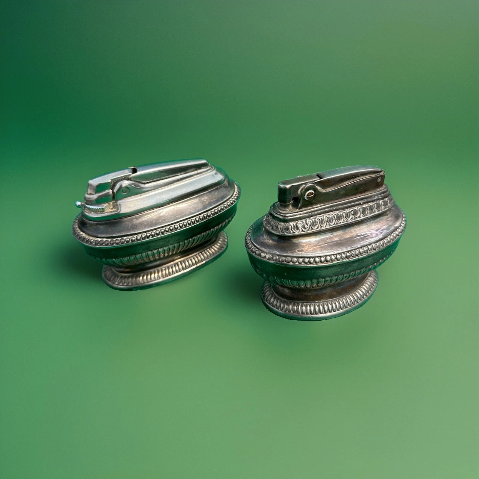 Lot De Deux Briquets De Table Ronson