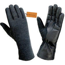Tactical Nomex® Flight Gloves - Feuerfeste Leder Grip Arbeitshandschuhe (S-XL)